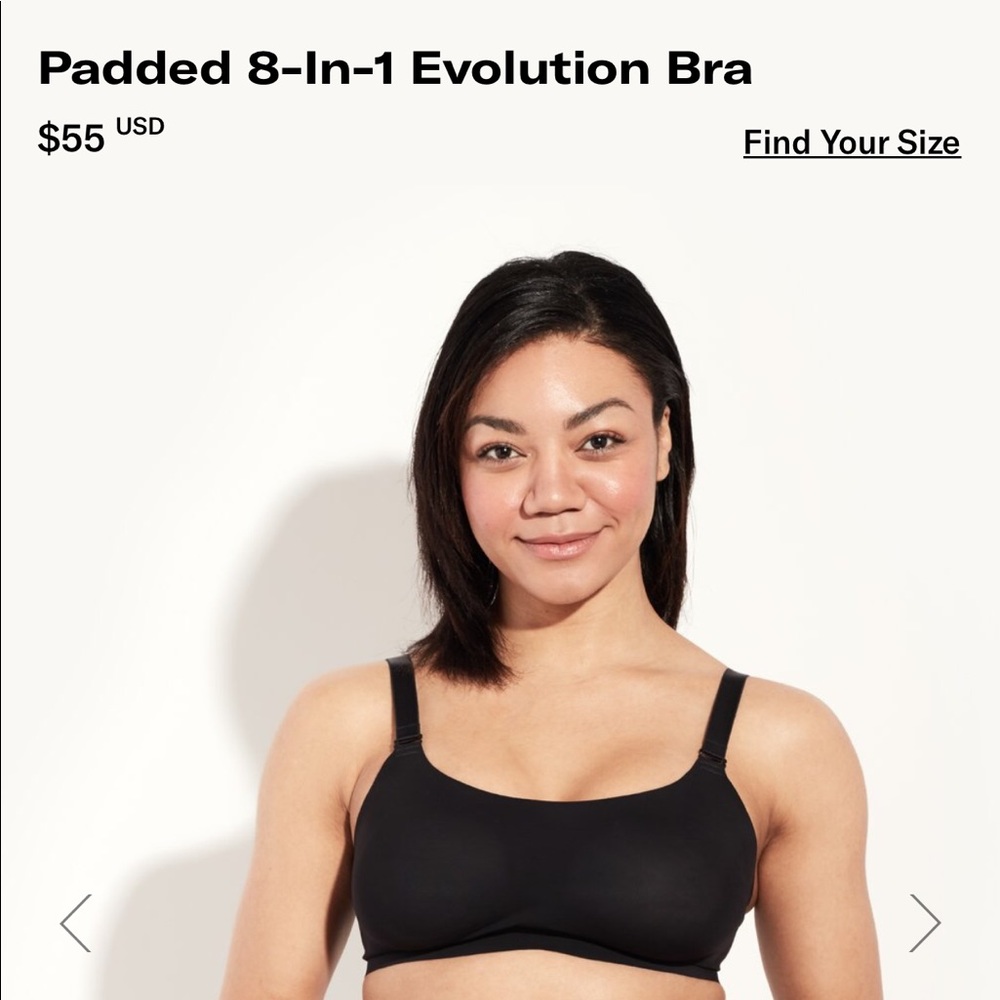 Knix Knixwear Size 7, 8 in 1 padded Evolution bra